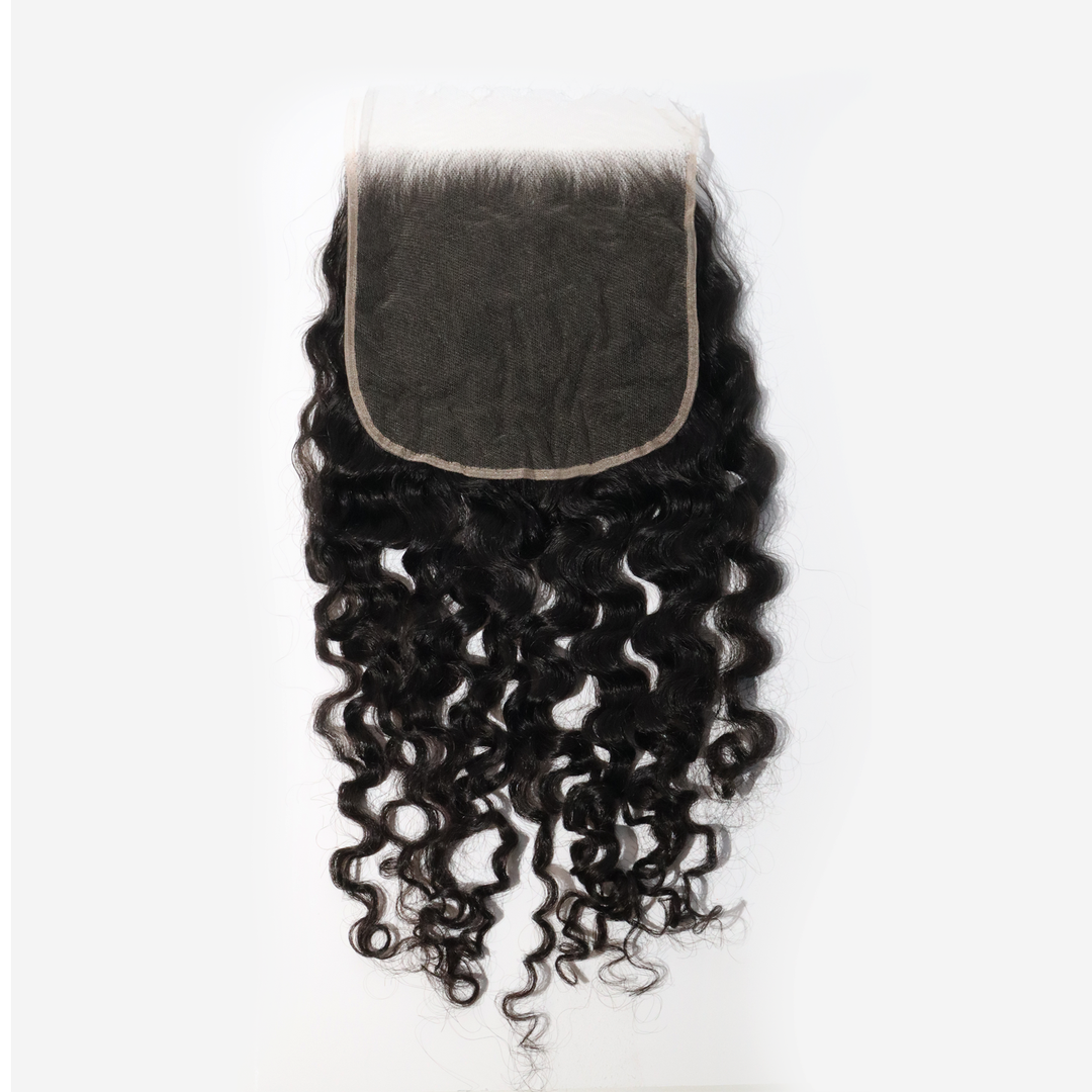 YUMMY Raw Burma Curly HD Lace Closure -Burmese