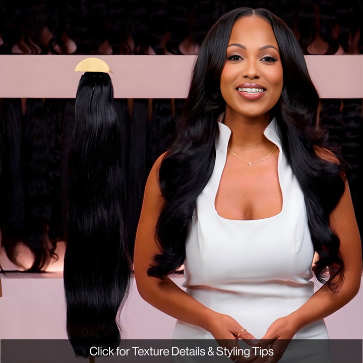 Raw Cambodian Natural Straight