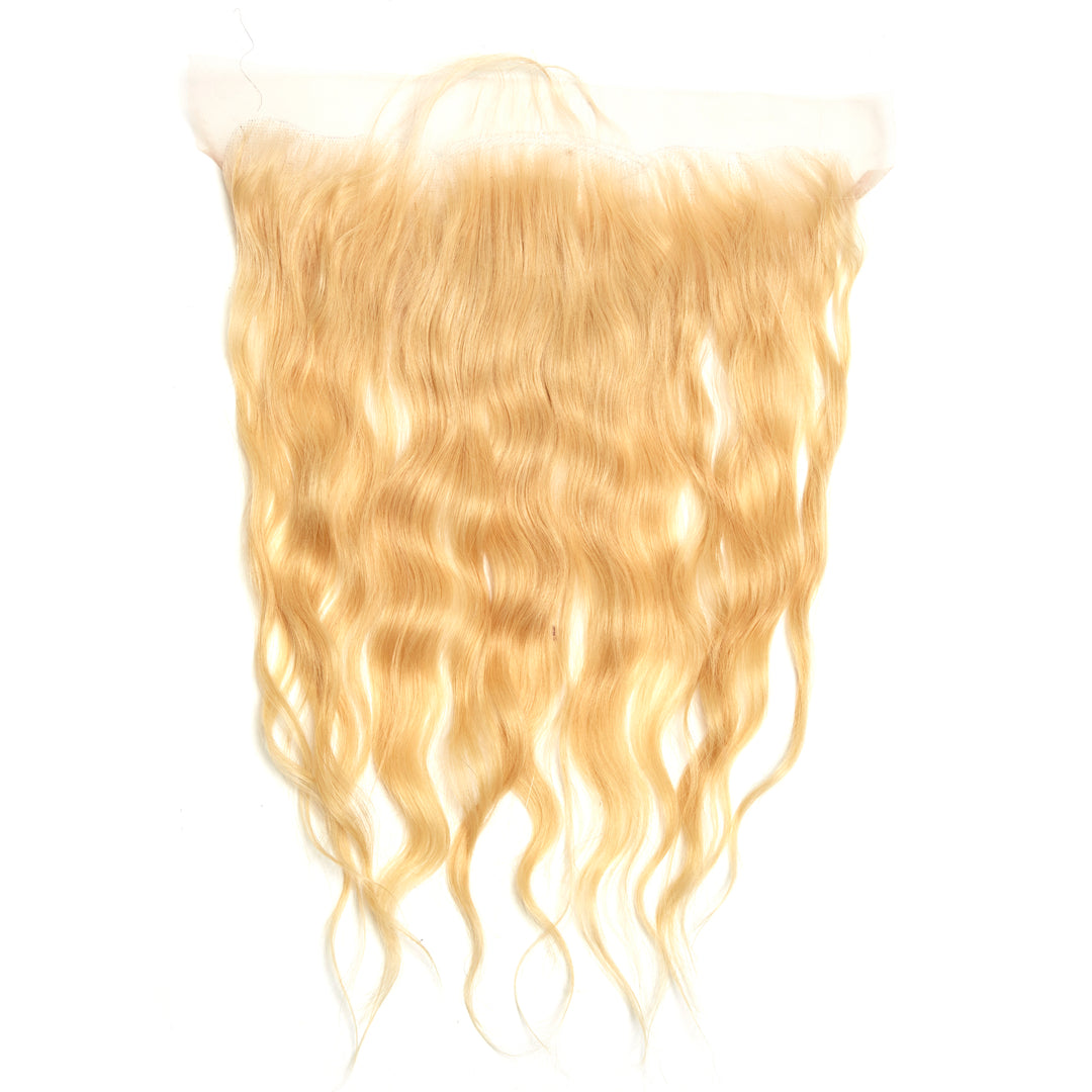 Raw Cambodian Blonde Wavy HD Lace Frontal