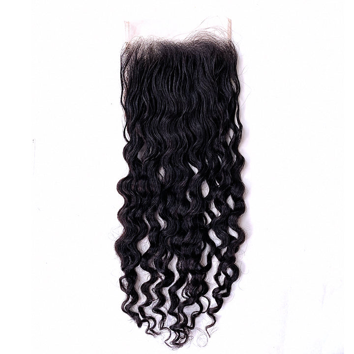 YUMMY Raw Burma Curly HD Lace Closure -Burmese