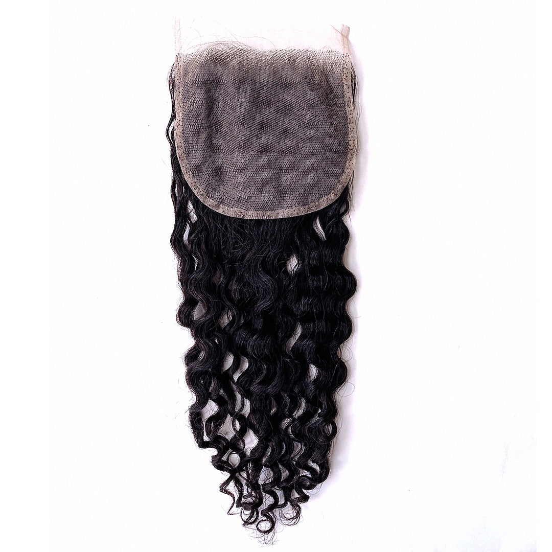 YUMMY Raw Burma Curly HD Lace Closure -Burmese