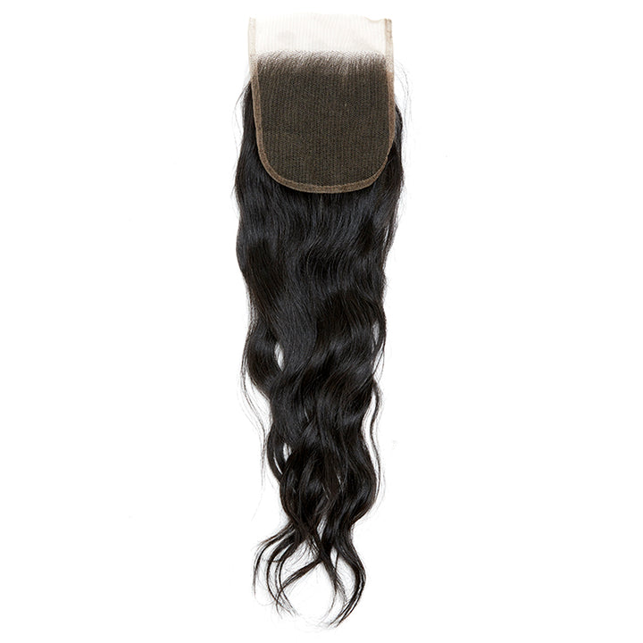 Raw Cambodian Natural Wave 5" by 5" HD Lace Closure