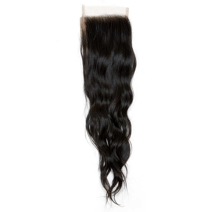 Raw Cambodian Natural Wave 5" by 5" HD Lace Closure