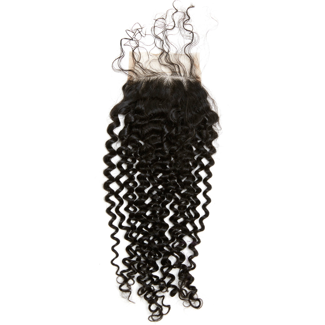 YUMMY Virgin Soft Kinks 5" by 5" HD Lace Closure