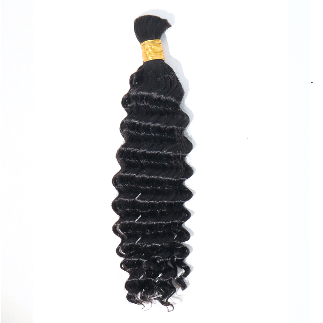 Boho Deep Wavy/Curls Bulk Braiding Hair