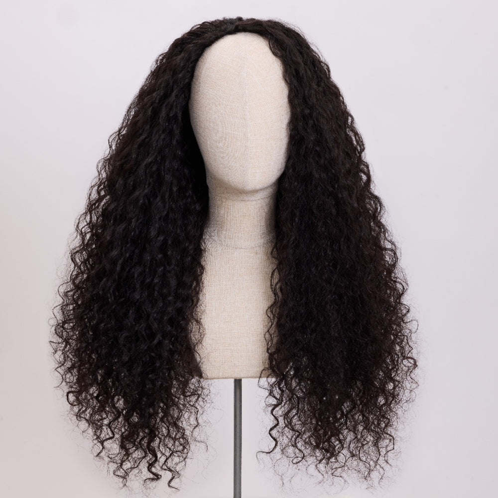 Raw_LAO_Lush_Curly_Half_Wig_Front_View_Yummy_Extensions