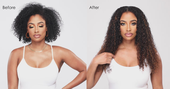 Tape-In Extensions-Textured Raw Curly Hair