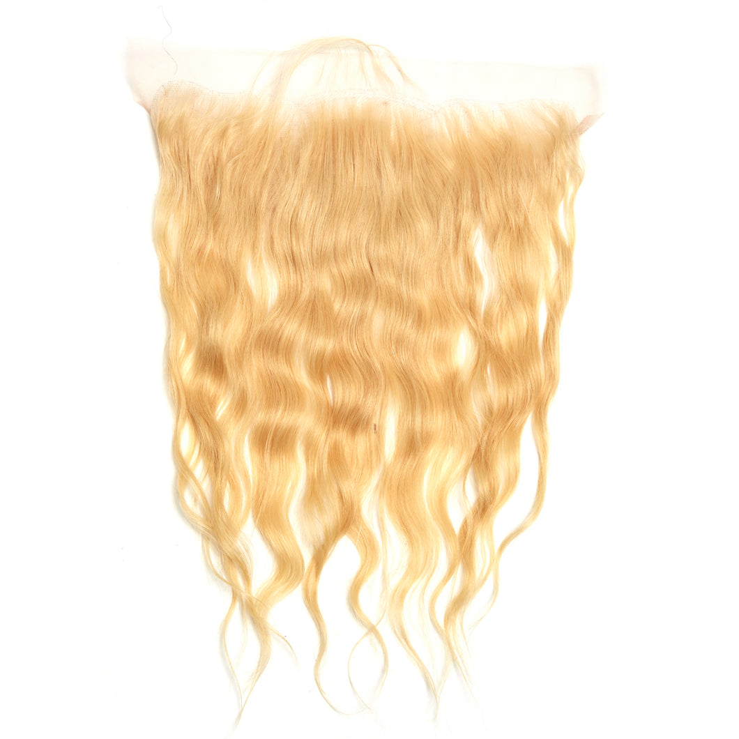 Raw Cambodian Blonde Wavy Lace Frontal