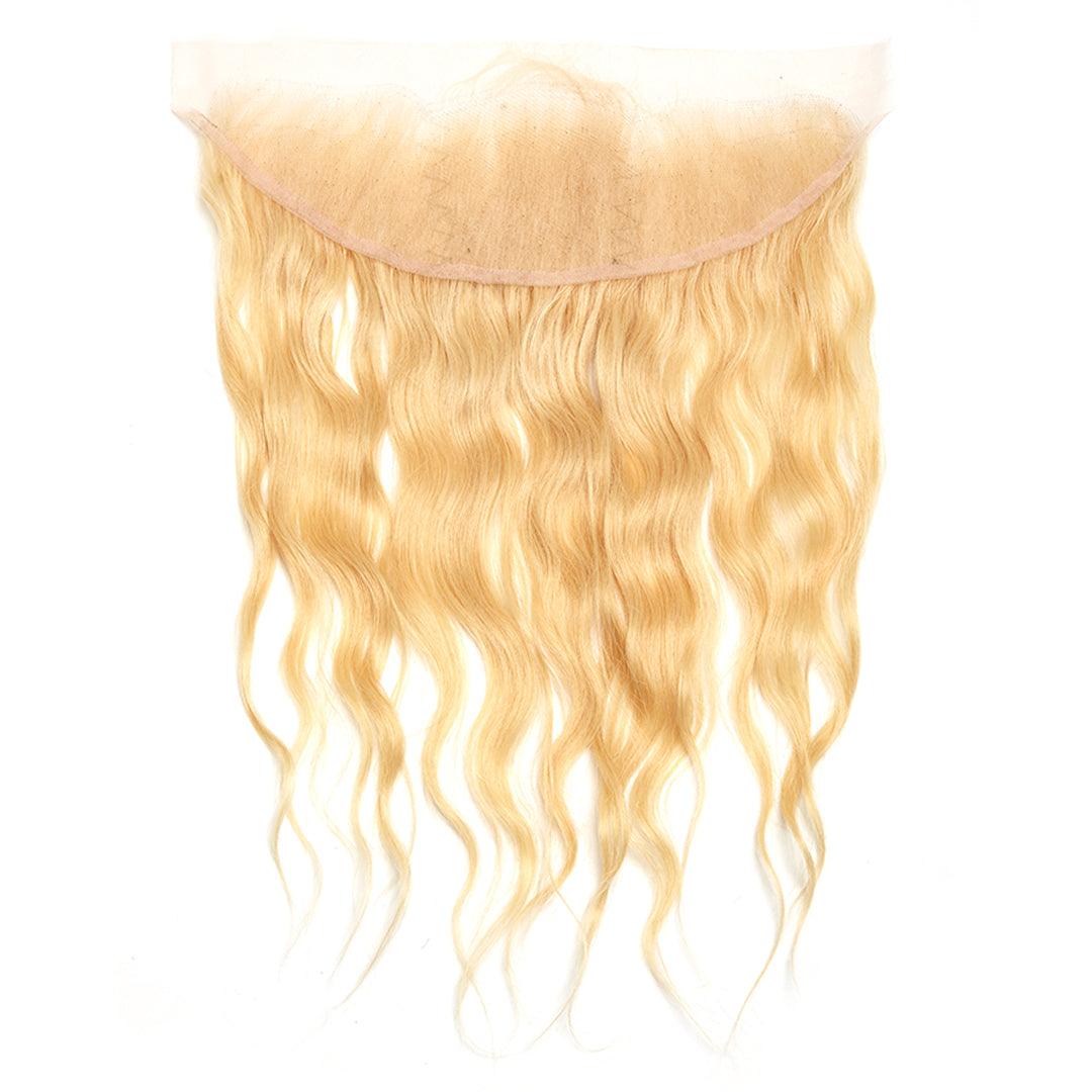 Raw Cambodian Blonde Wavy HD Lace Frontal