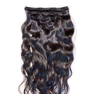 Raw LAO Wavy Clip-In Hair Extensions