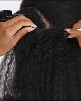 Raw LAO Straight Blow Out Clip-Ins