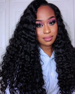 Raw Cambodian Curly Wave HD Lace Frontal